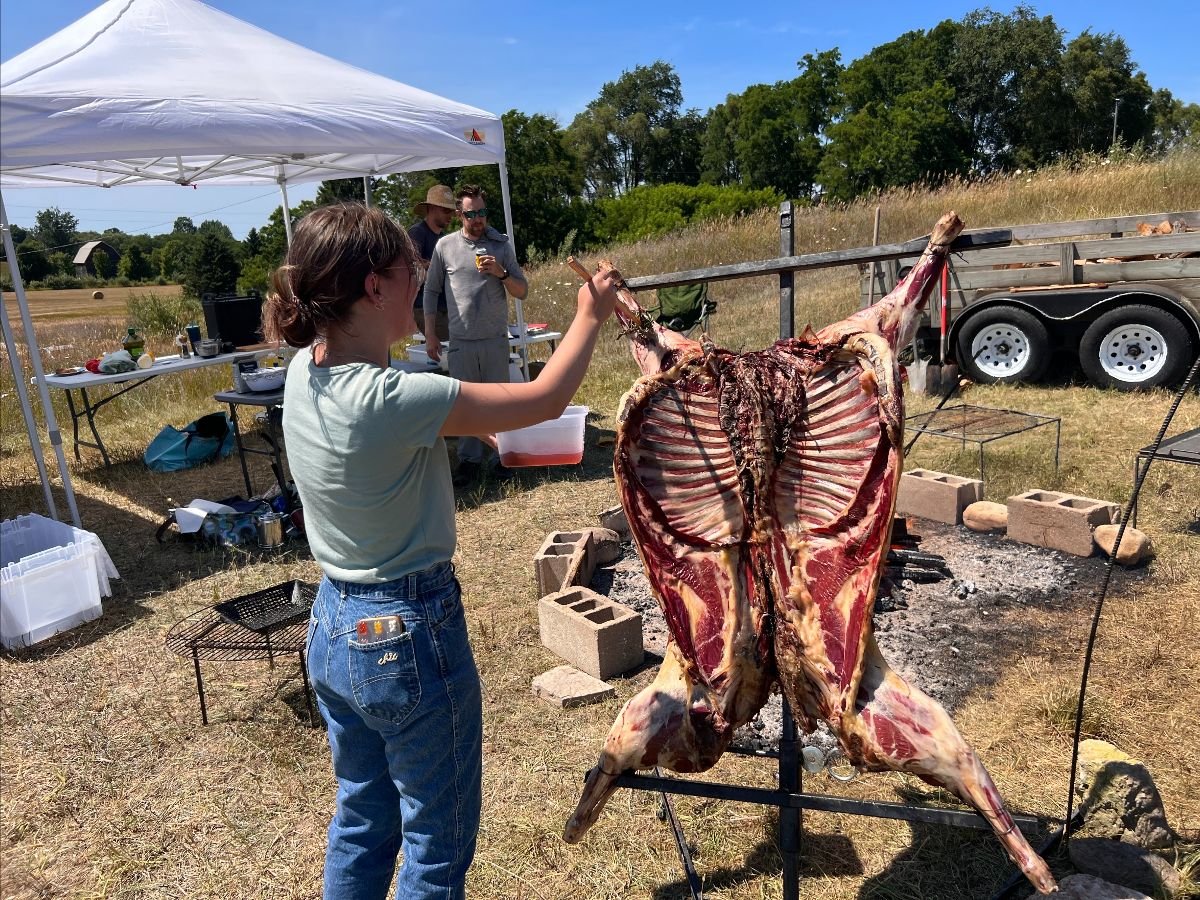 Anavery Fine Foods pasture raised lamb ready for roasting