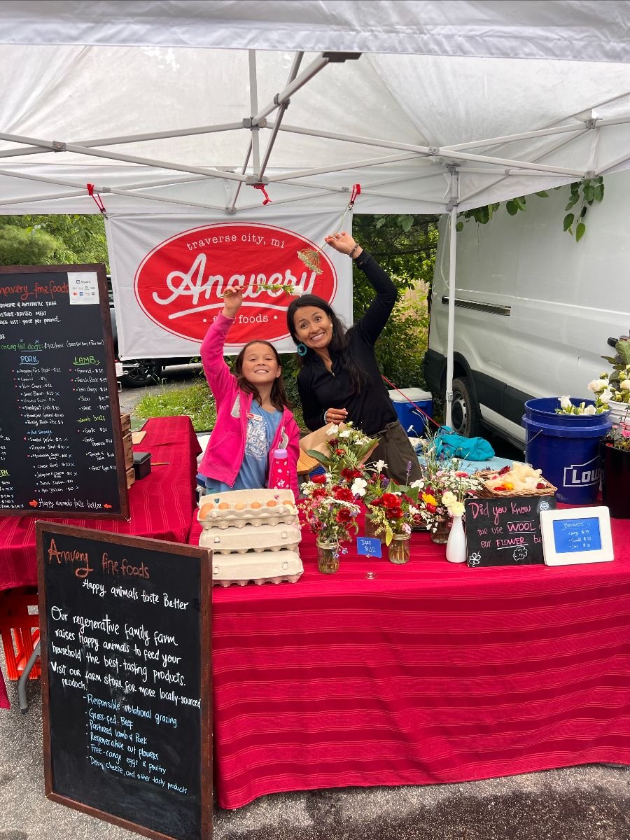Anavery Fine Foods at the farmers market