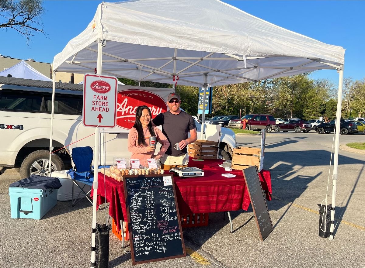 Anavery Fine Foods morning at the farm market