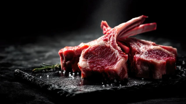 lamb chops raw