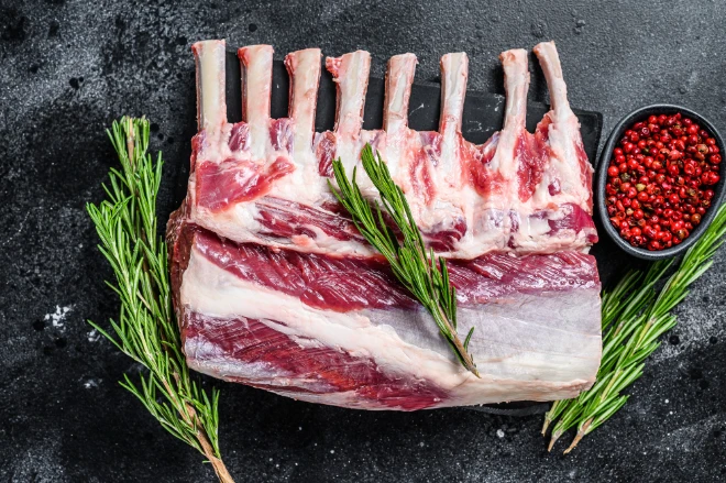 lamb rack frenched